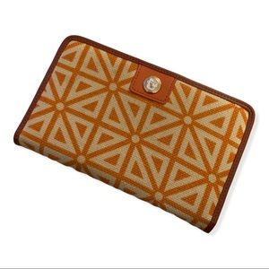SPARTINA WALLET Dafuskie Orange Pattern